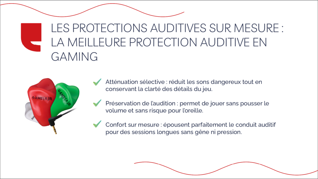 Les protections auditives sur mesure : la meilleure protection auditive en gaming